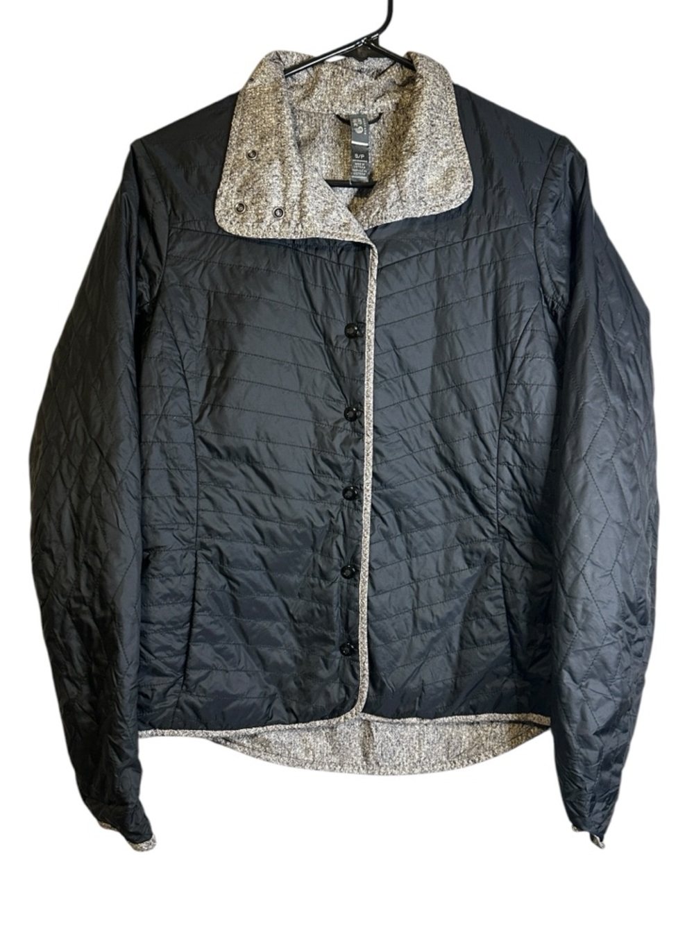 Mountain Hardwear Trekkin Insulated Shacket Small Lightweight Snap Front 1677411